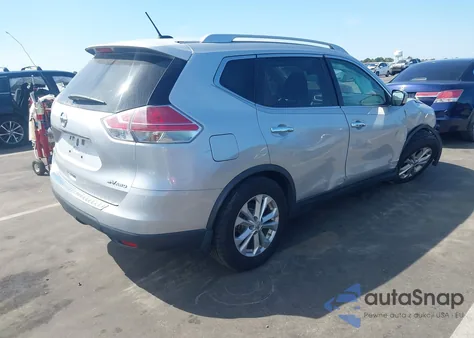 2015 Nissan Rogue Sv из США, поврежденный, VIN KNMAT2MV1FP546187
